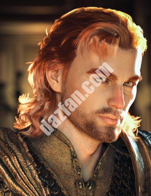 [daz发型] HS温和的流头发为创世纪9和8-DAZ爱好者