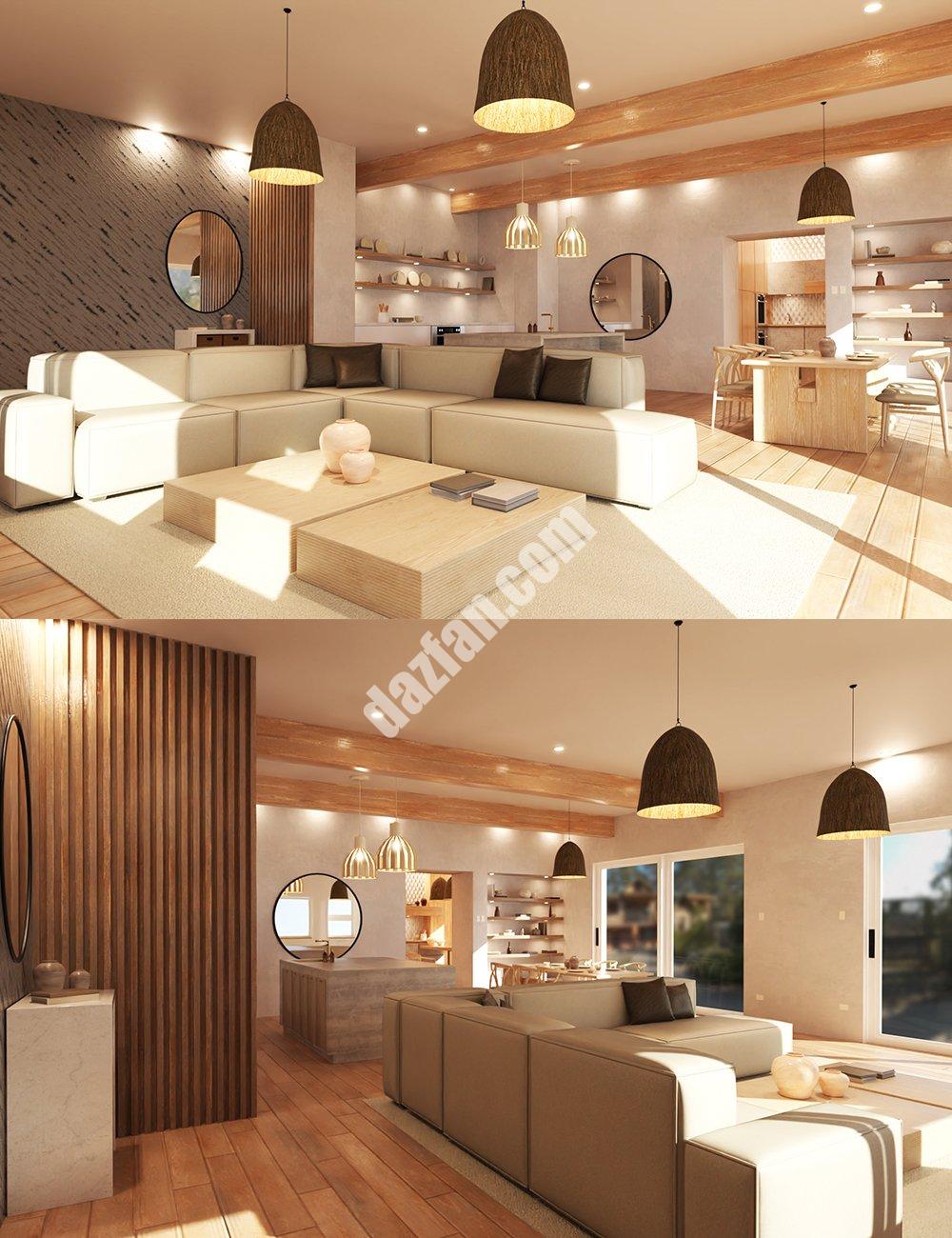 [daz场景] Hygge公寓-DAZ爱好者