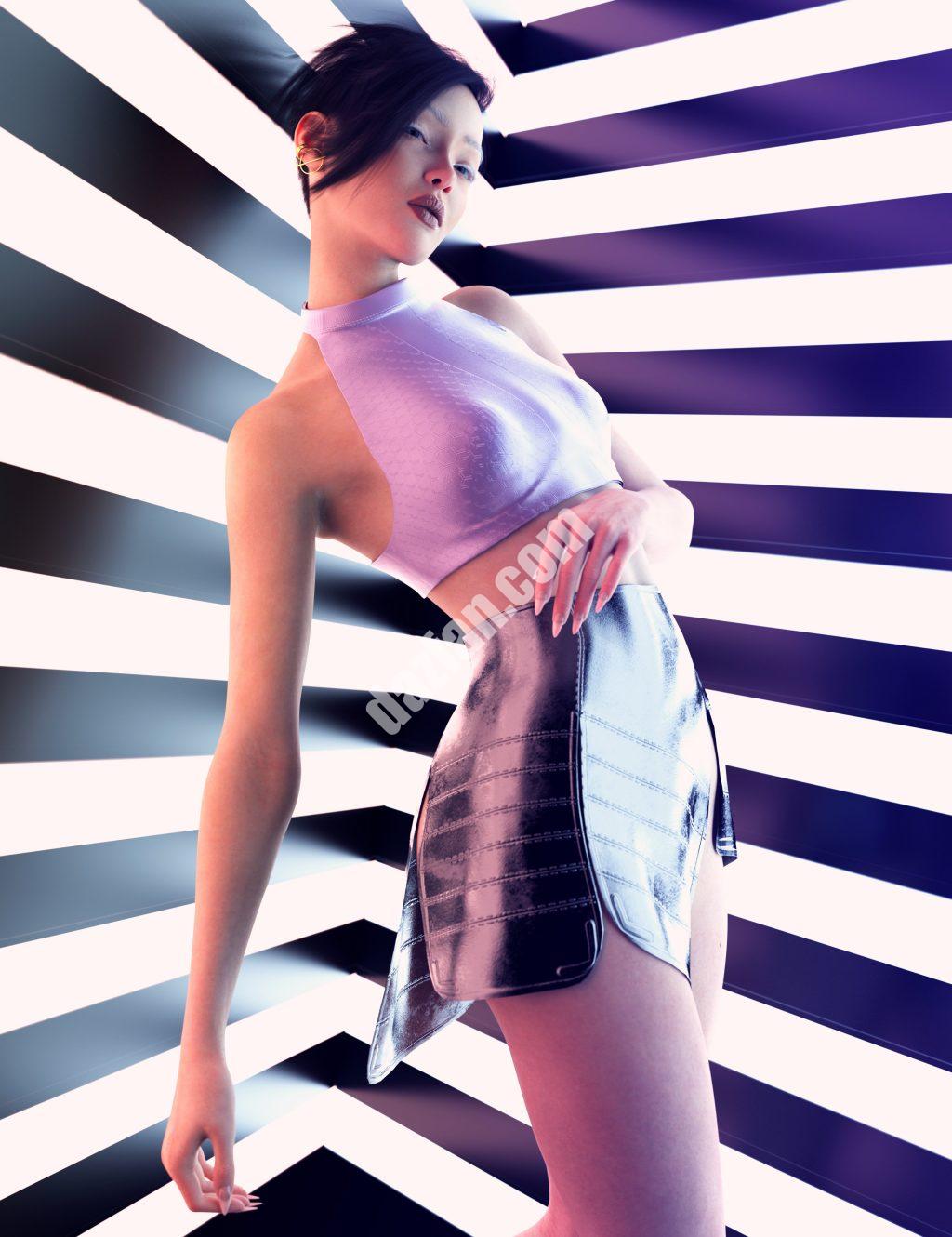 [daz姿势] 创世纪9号女性、8号和3号女性的标志性姿势-DAZ爱好者