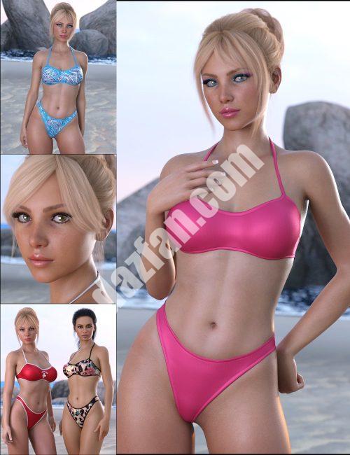 [daz合集] Isla比基尼套装-DAZ爱好者