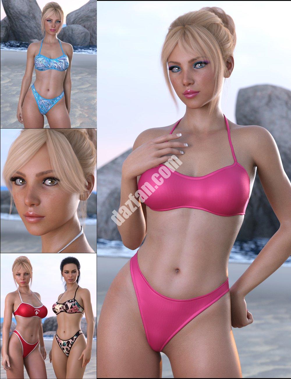 [daz合集] Isla比基尼套装-DAZ爱好者