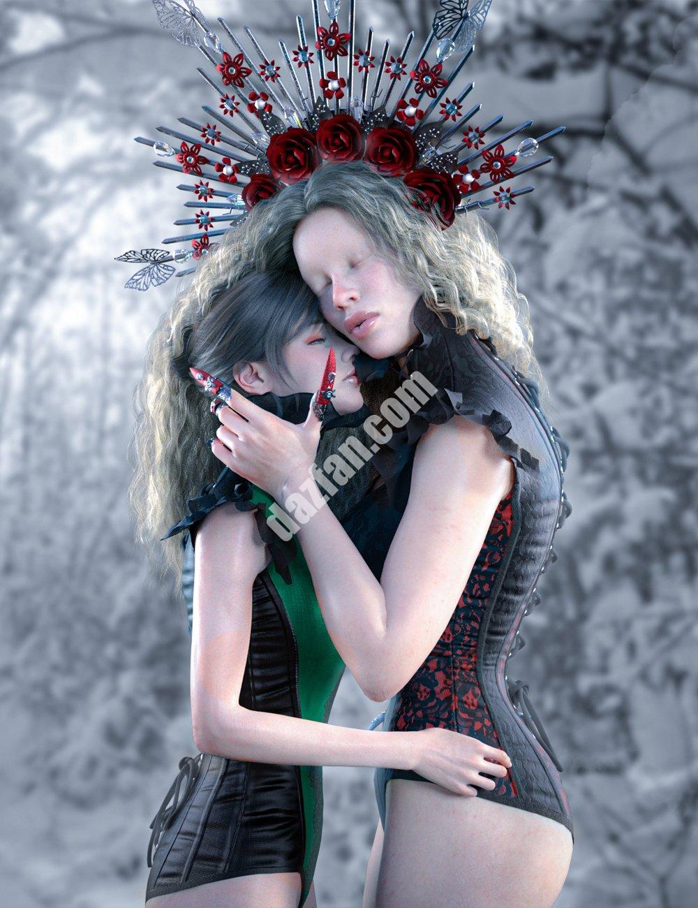 [daz服装] 《创世纪8》和《8.1》女性版的Diva Time套装-DAZ爱好者