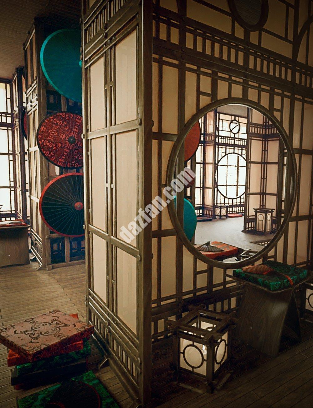 [daz场景] 日本肖像工作室和道具-DAZ爱好者