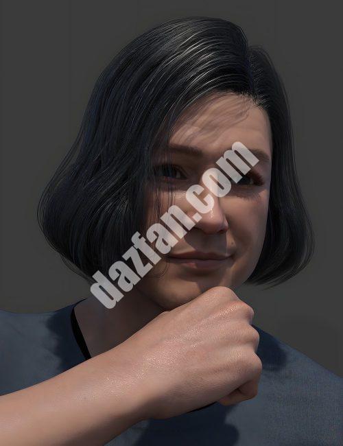 [daz发型] JL Billy Hair为创世纪9-DAZ爱好者