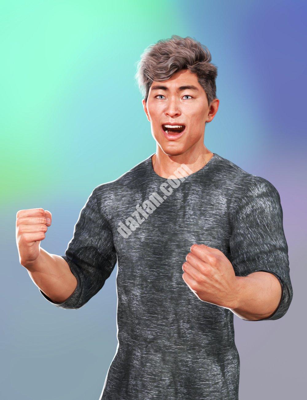 [daz姿势] 创世纪8的快乐反应动画-DAZ爱好者