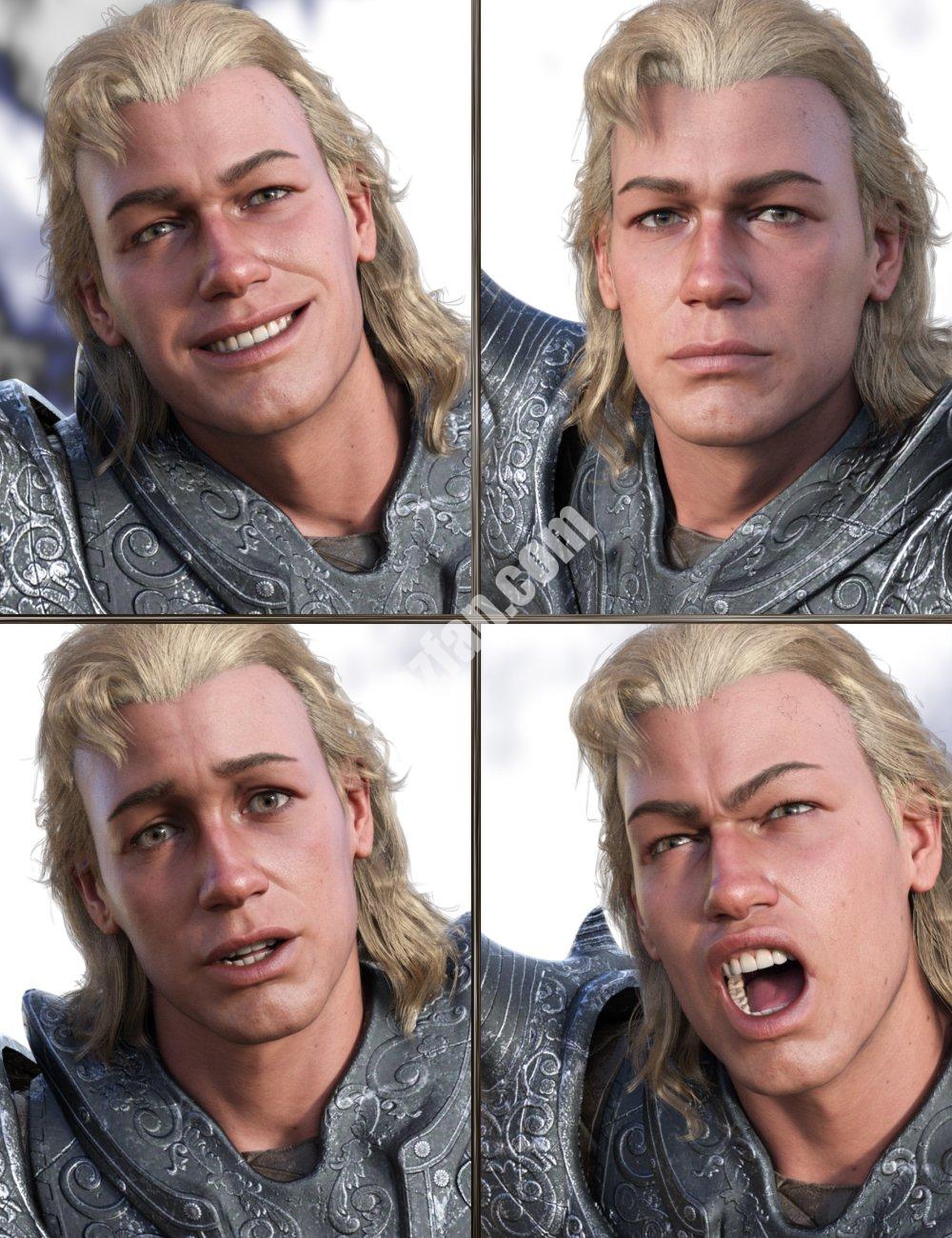 [daz姿势] JW 战争狂的表情 for Dain 9-DAZ爱好者