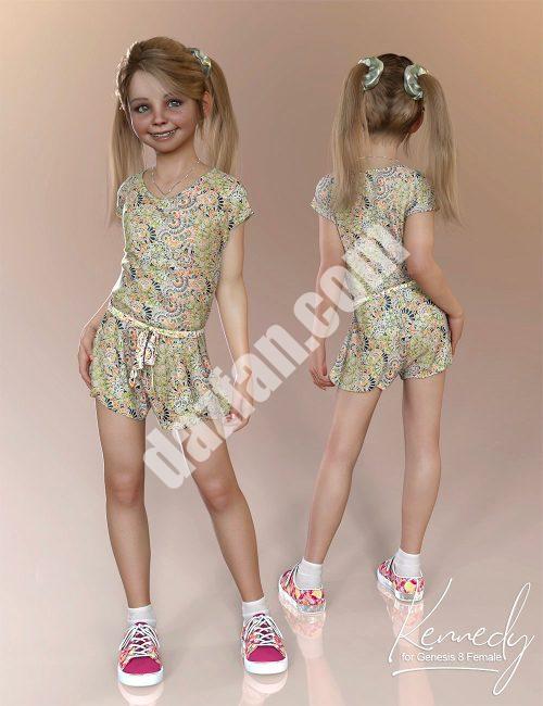 [daz服装] Kennedy dForce服装和Genesis 8女性配饰-DAZ爱好者