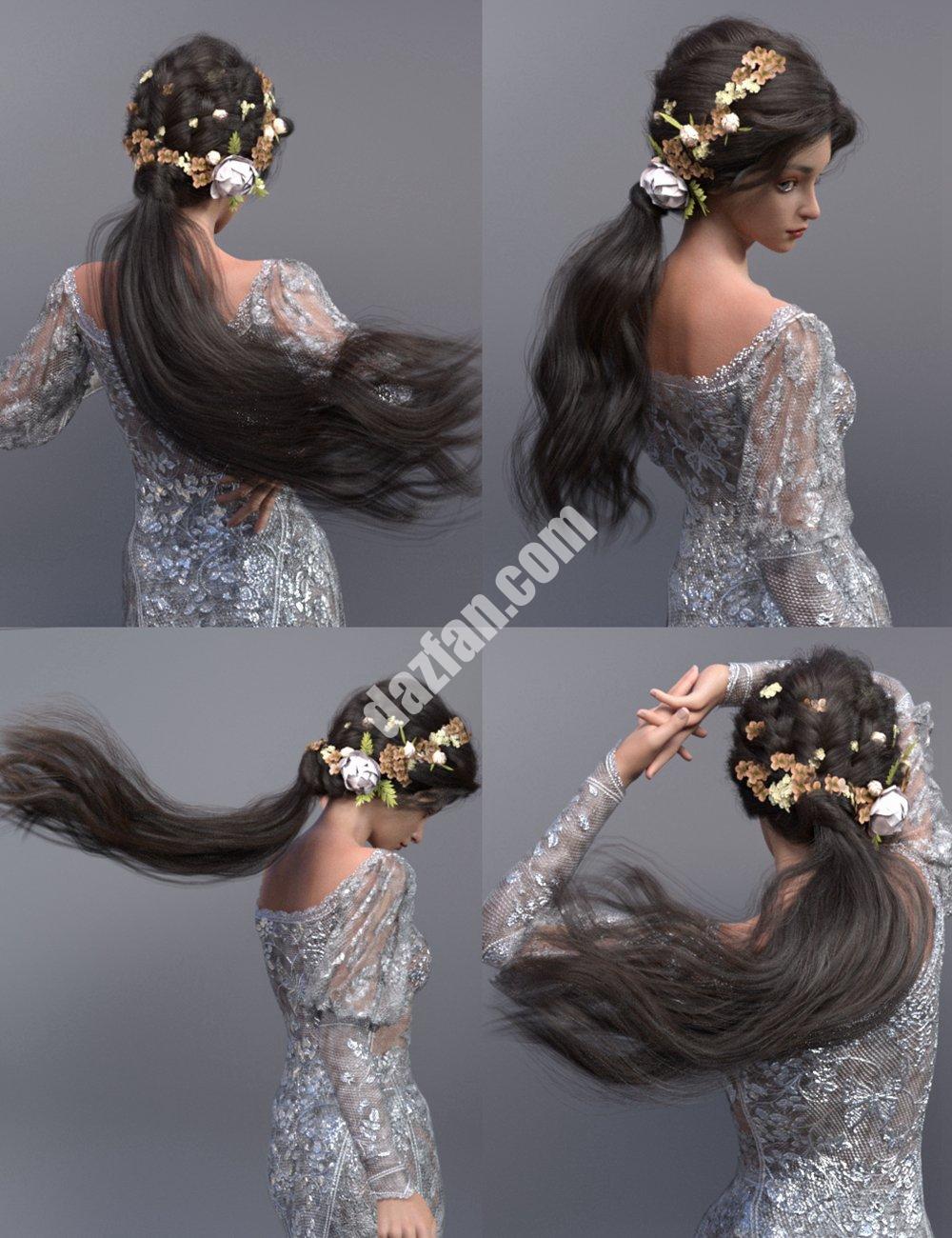 [daz发型] 肯特头发创世纪8.1女性-DAZ爱好者