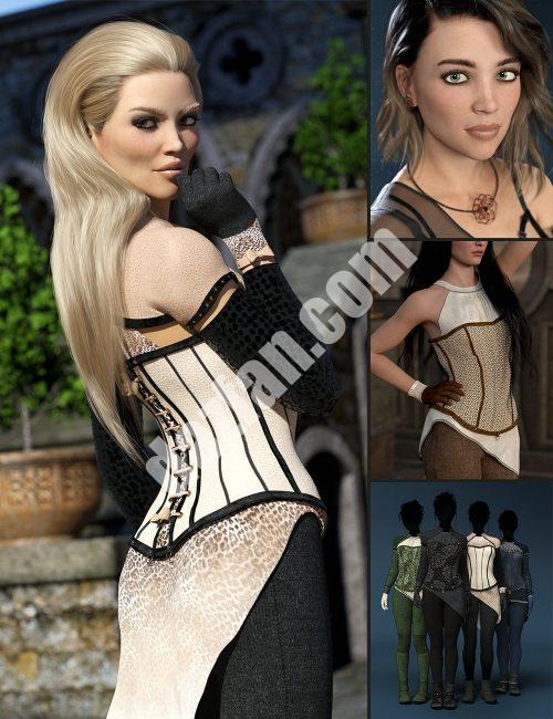 [daz合集] Kieran Blackwood捆绑包-DAZ爱好者