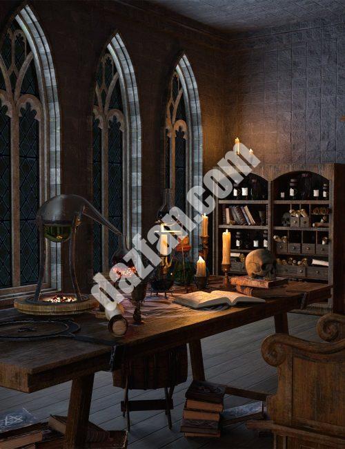 [daz场景] KuJ炼丹实验室-DAZ爱好者