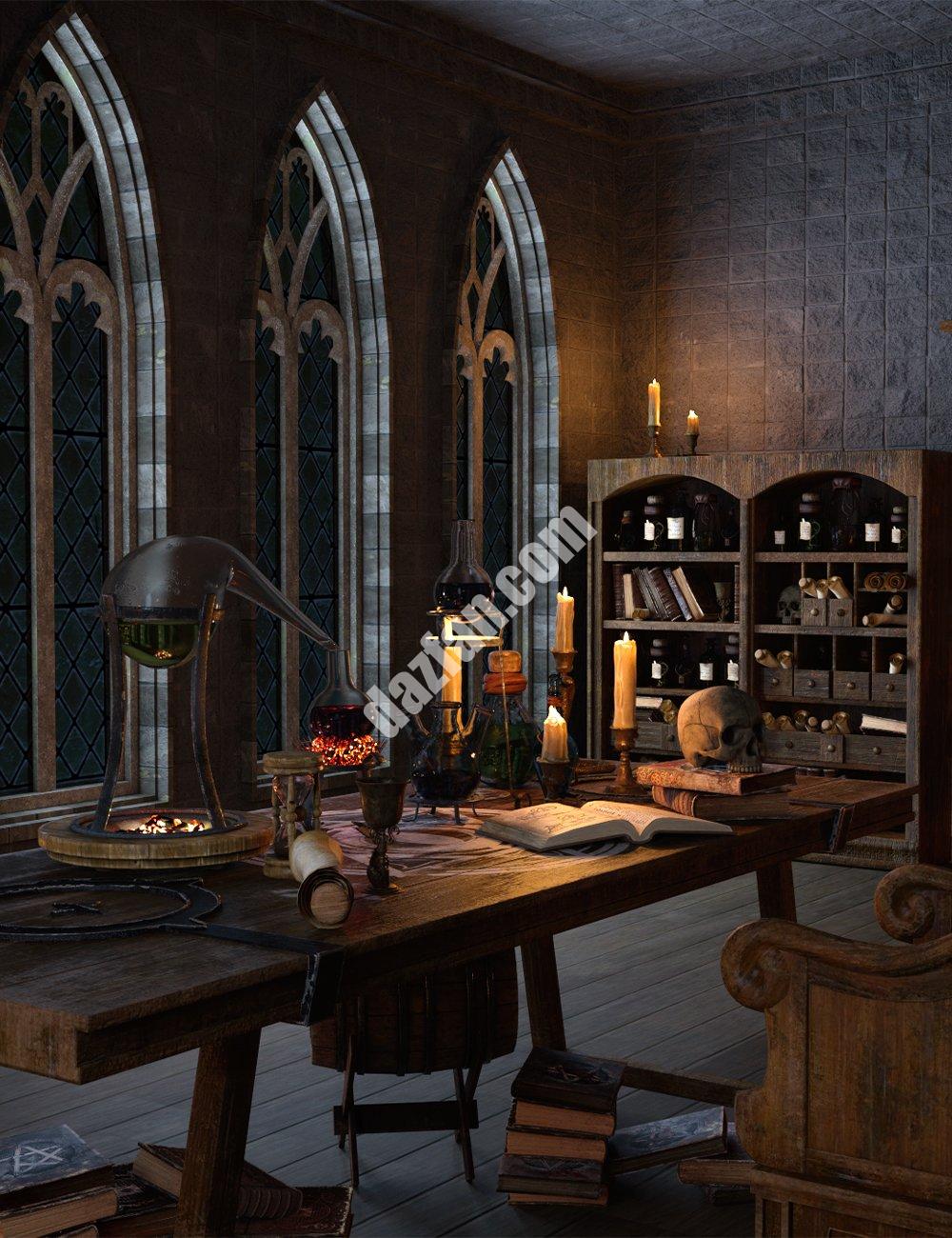 [daz场景] KuJ炼丹实验室-DAZ爱好者