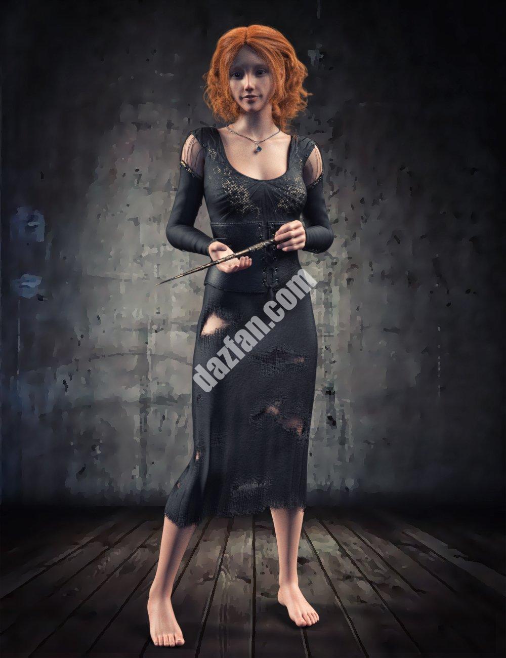 [daz服装] KuJ巫师的创世纪8和8.1女性套装-DAZ爱好者