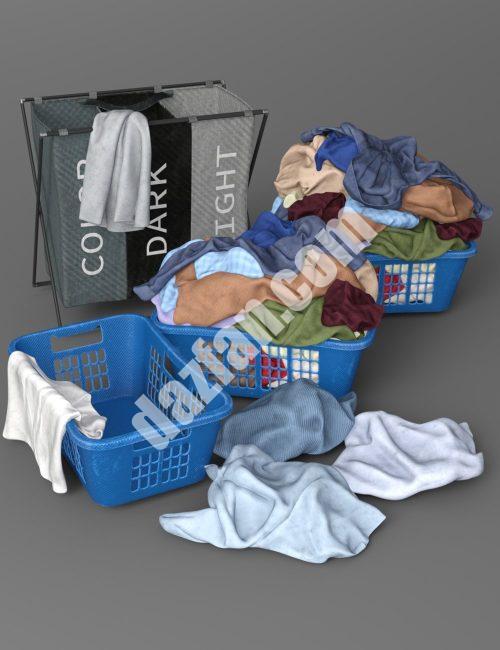 [daz道具] 洗衣道具-DAZ爱好者