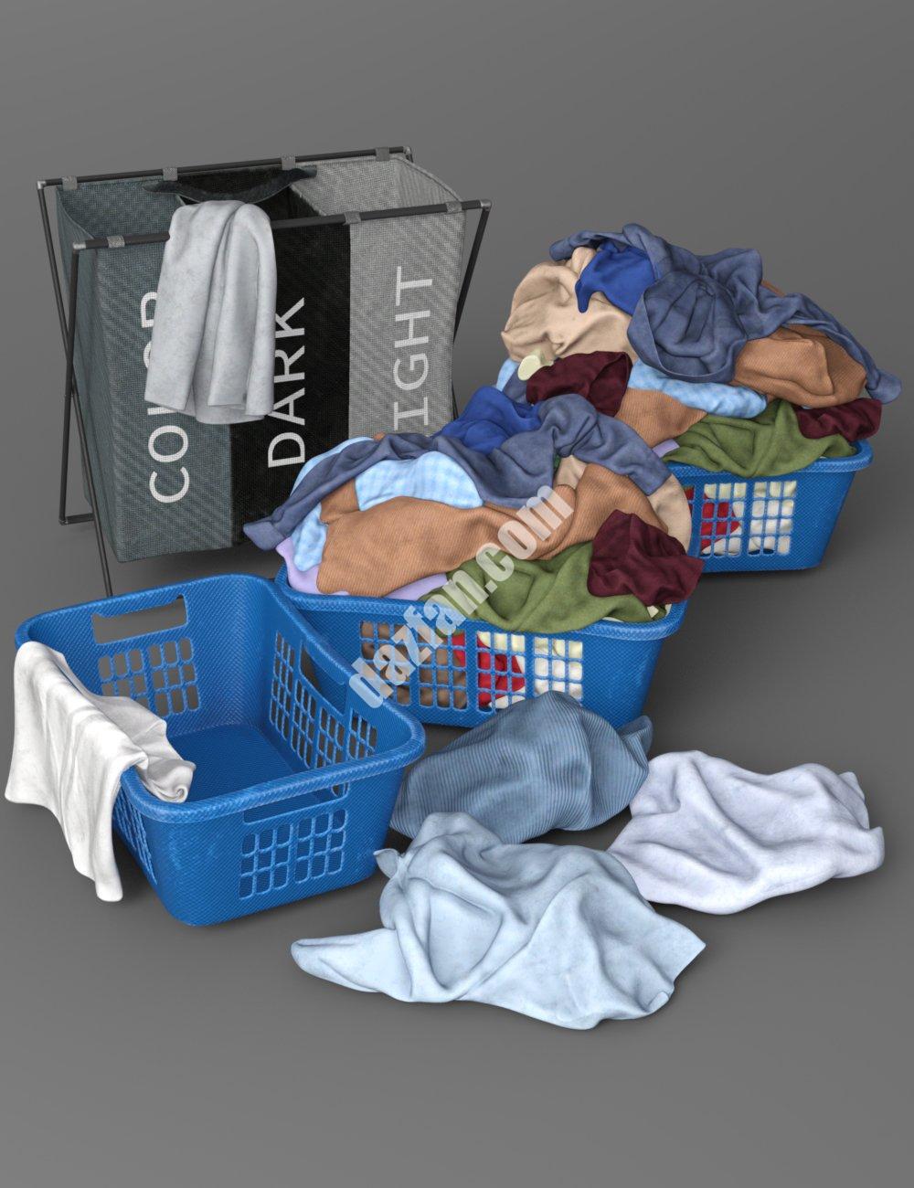 [daz道具] 洗衣道具-DAZ爱好者