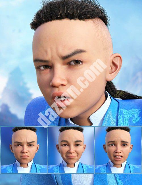 [daz姿势] 创世纪8.1雄性和凯登HD 8.1的小战士表情-DAZ爱好者