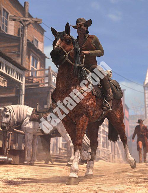 [daz角色] LoREZ马2-DAZ爱好者