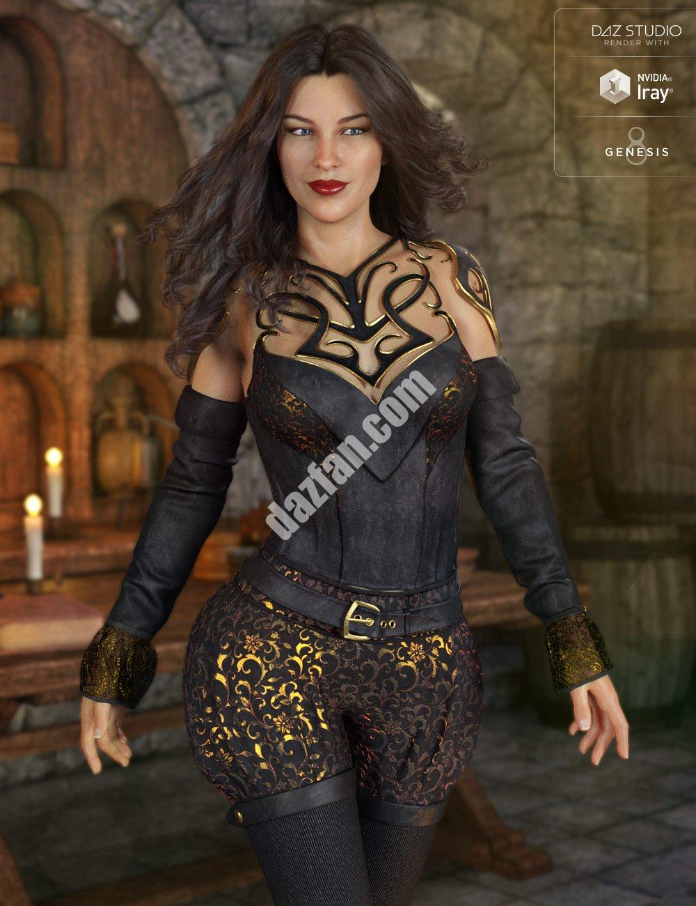 [daz服装] 创世纪8女性爱情咒语-DAZ爱好者