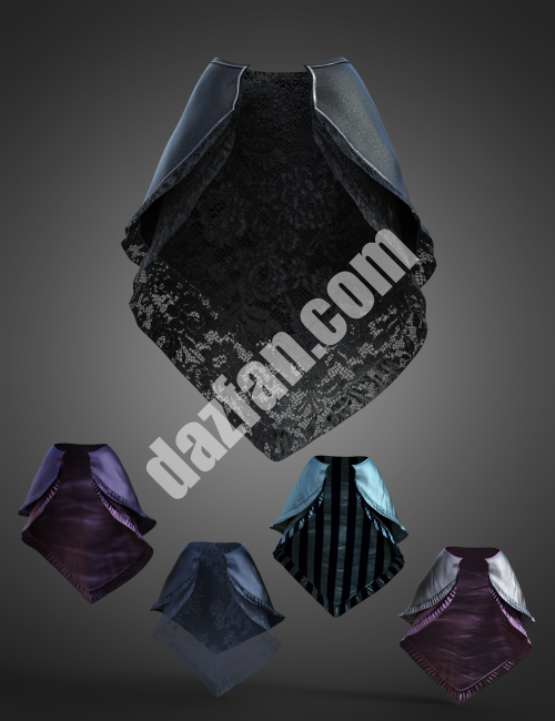 [daz服装] CB Luna魔咒套装dForce裙适用于Genesis 8和8.1女性-DAZ爱好者