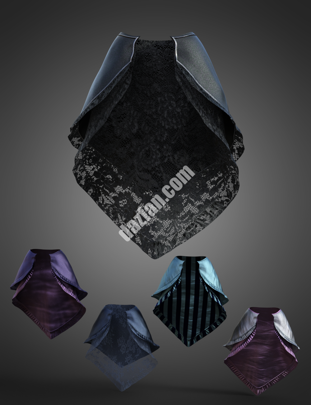 [daz服装] CB Luna魔咒套装dForce裙适用于Genesis 8和8.1女性-DAZ爱好者