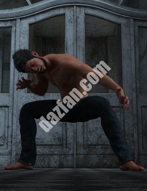 [daz姿势] 创世纪8男性羽扇豆姿势-DAZ爱好者