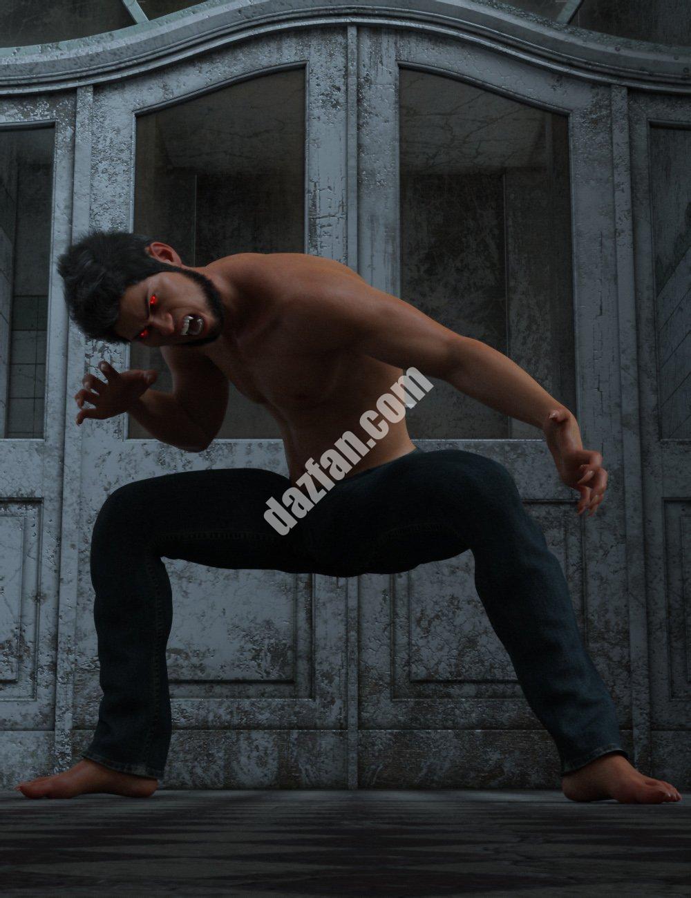 [daz姿势] 创世纪8男性羽扇豆姿势-DAZ爱好者