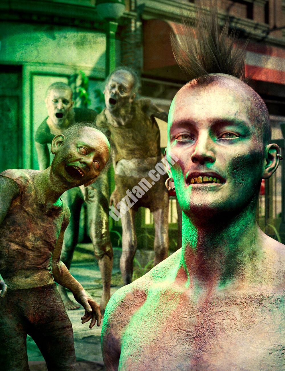 [daz合集] M3D僵尸捆绑包-DAZ爱好者