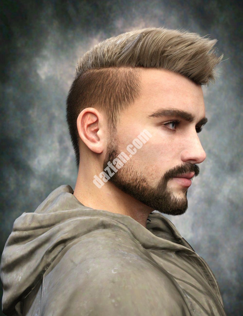 [daz发型] 创世纪8和9的马维克头发和胡子-DAZ爱好者