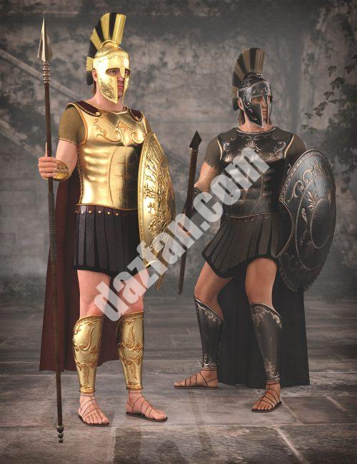 [daz服装] MD Myrmidons Armor纹理-DAZ爱好者