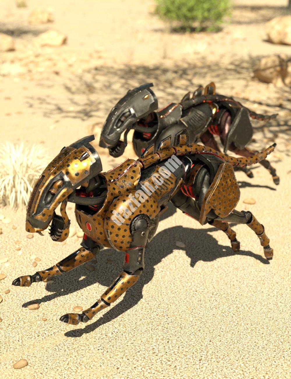 [daz角色] 机械猎豹-DAZ爱好者