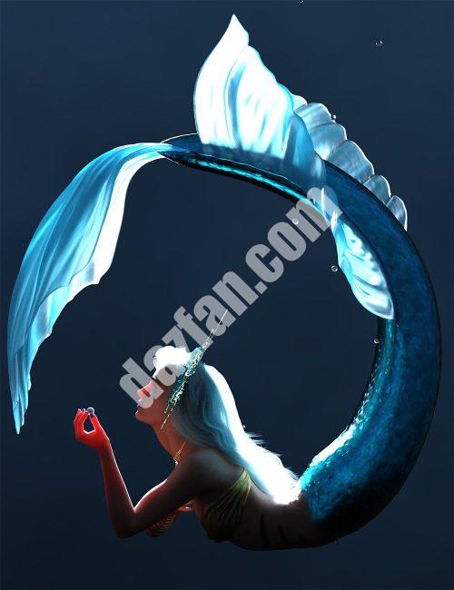 [daz姿势] 珊瑚的美人鱼之歌分级姿势8.1-DAZ爱好者