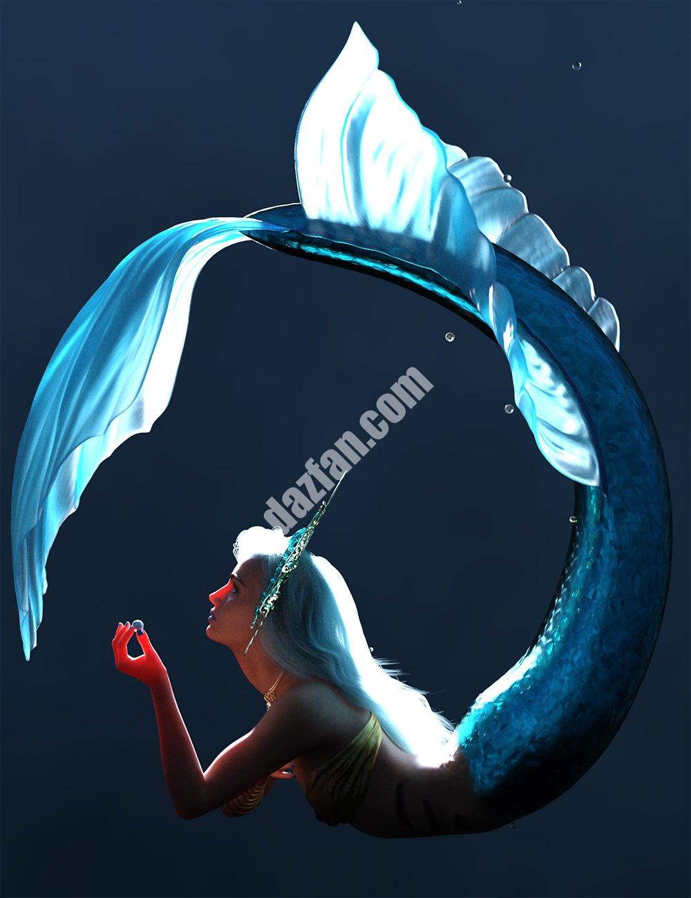 [daz姿势] 珊瑚的美人鱼之歌分级姿势8.1-DAZ爱好者