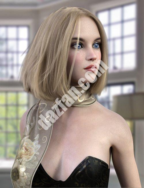 [daz发型] Natty头发为创世纪8女性（s）-DAZ爱好者