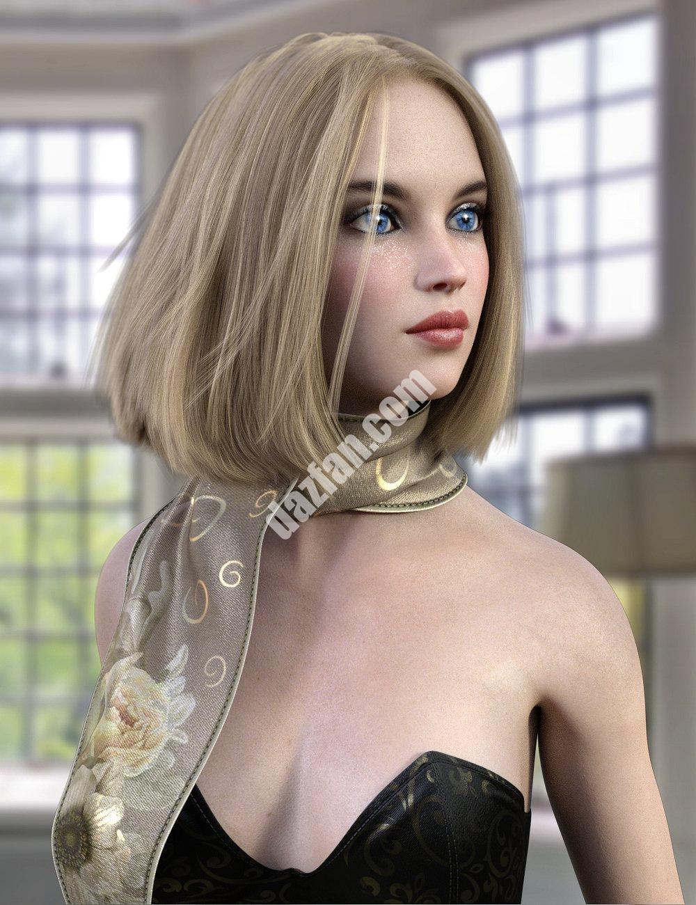 [daz发型] Natty头发为创世纪8女性（s）-DAZ爱好者