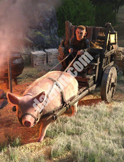 [daz道具] 清管车-DAZ爱好者