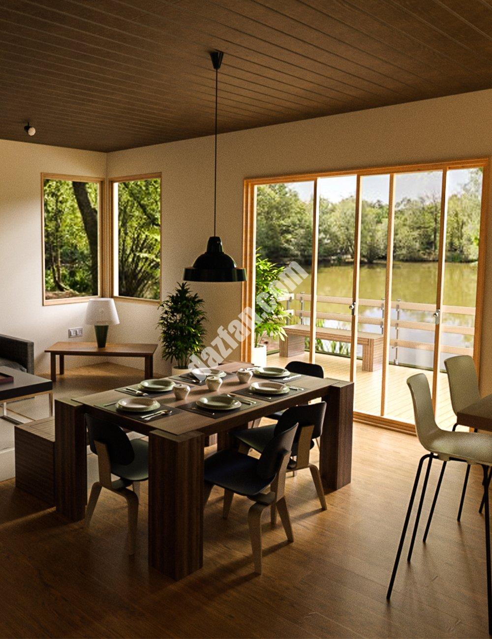 [daz场景] 预制客舱-DAZ爱好者