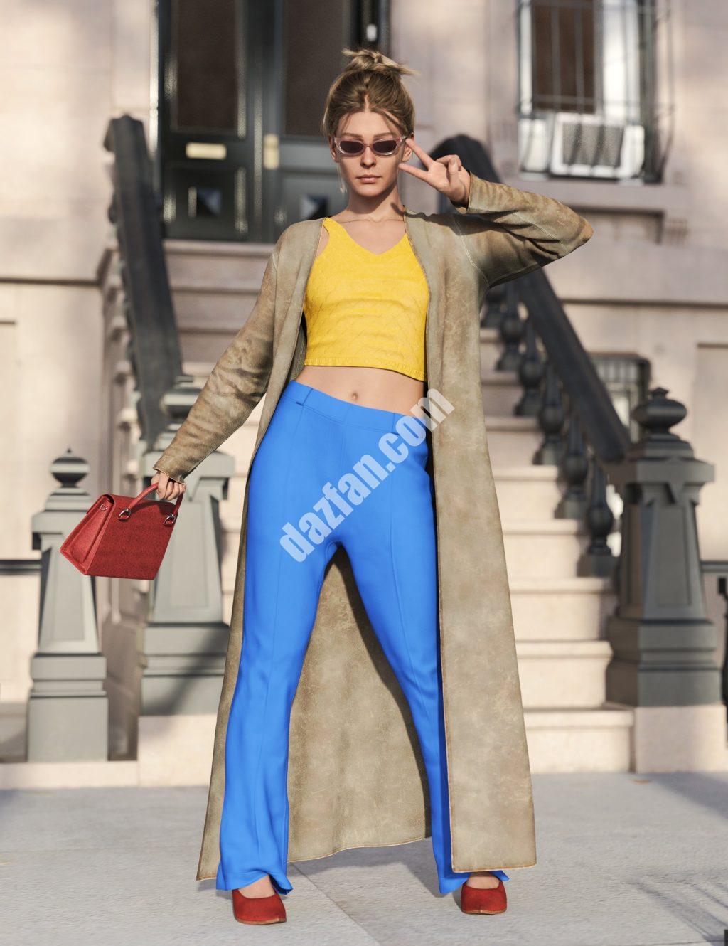 [daz服装] dForce漂亮的美人鱼服装纹理附加组件-DAZ爱好者