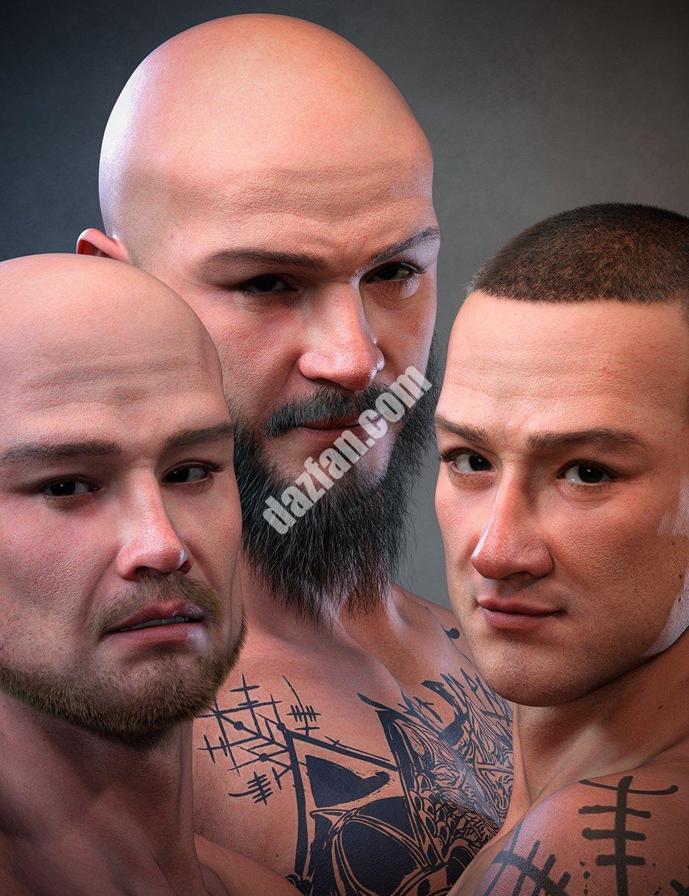 [daz角色] Ivar 9亲属关系交替面部变形-DAZ爱好者