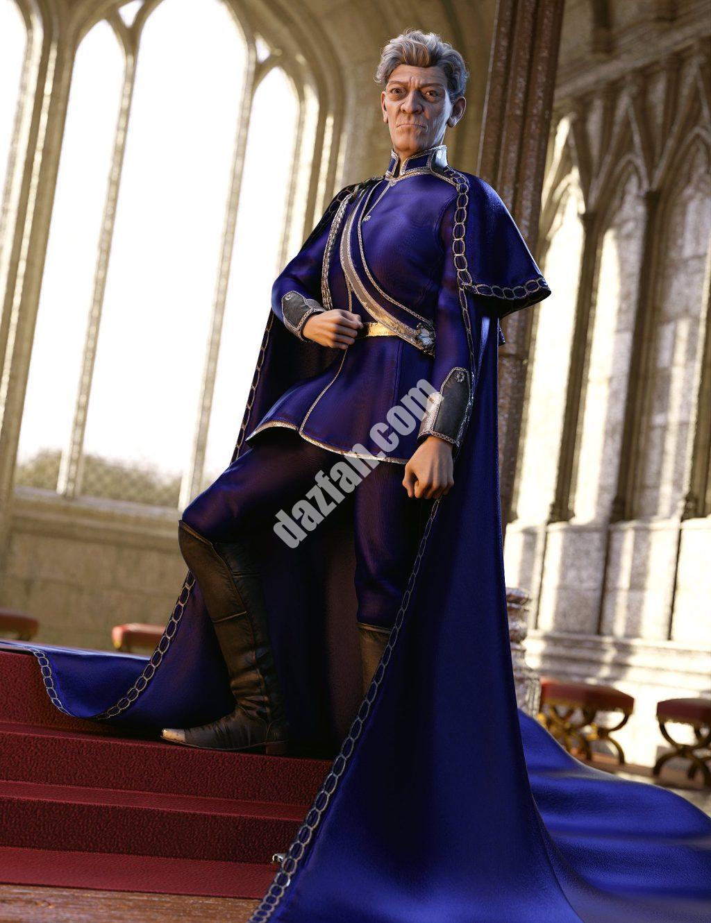 [daz服装] 创世纪9的dForce皇家线装备-DAZ爱好者