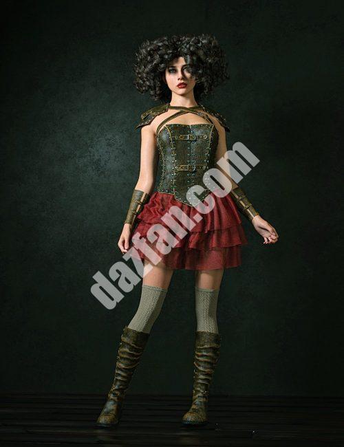 [daz服装] 创世纪9的SC幻想装甲装备-DAZ爱好者