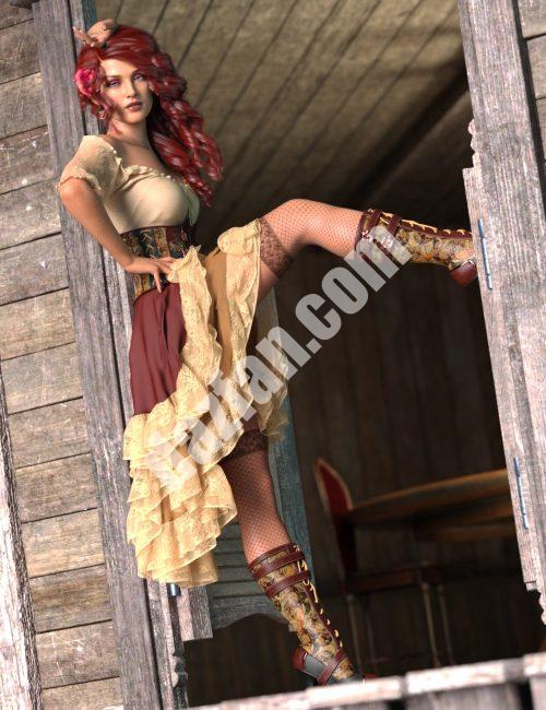 [daz姿势] Showgirl姿势创世纪8.1女性-DAZ爱好者