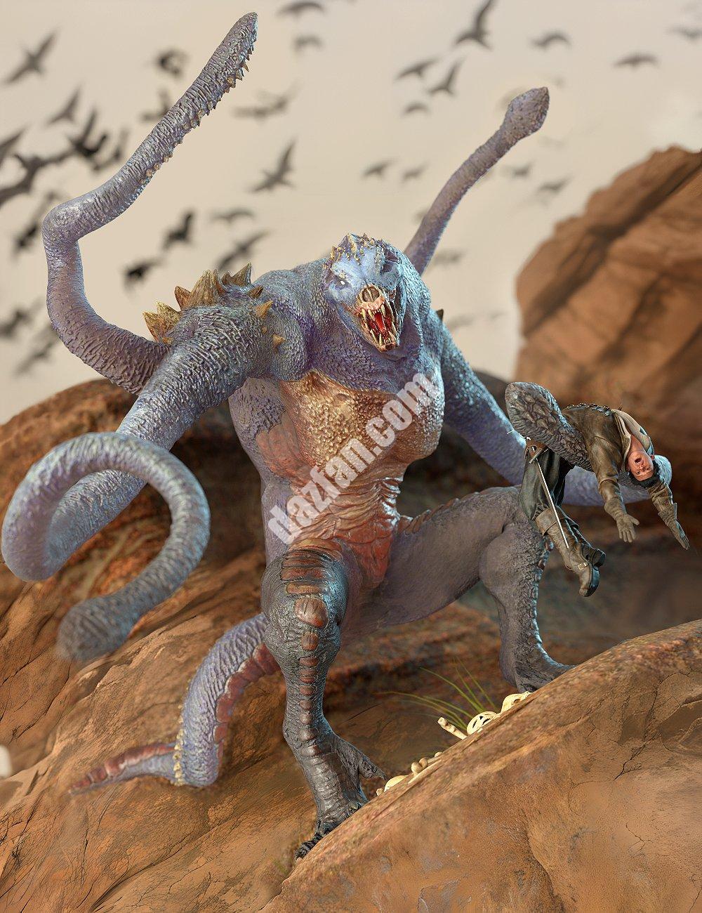 [daz角色] Tentakill HD创世纪8.1男性-DAZ爱好者