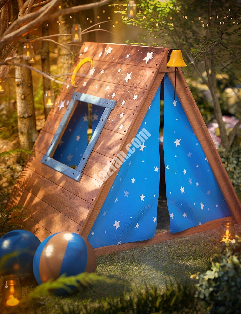 [daz场景] TF游乐场帐篷-DAZ爱好者