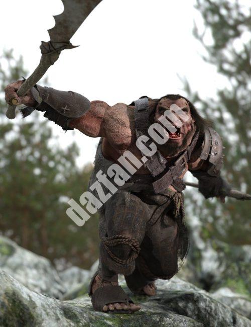 [daz角色] The Giant Bergelmir HD for Genesis 8雄性-DAZ爱好者