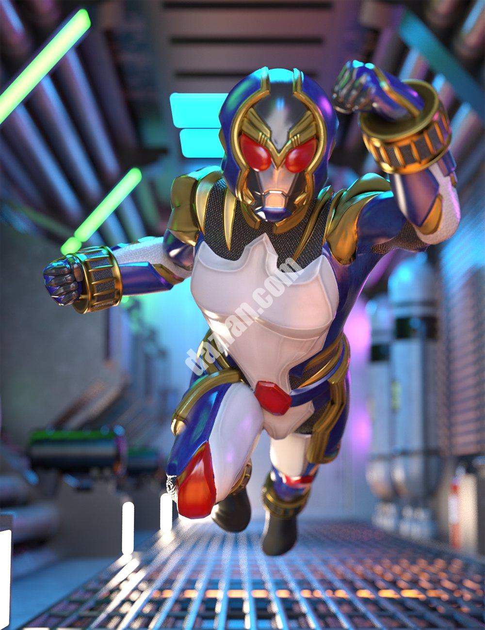 [daz服装] Genesis 8.1男性版的Speed Turbo-DAZ爱好者