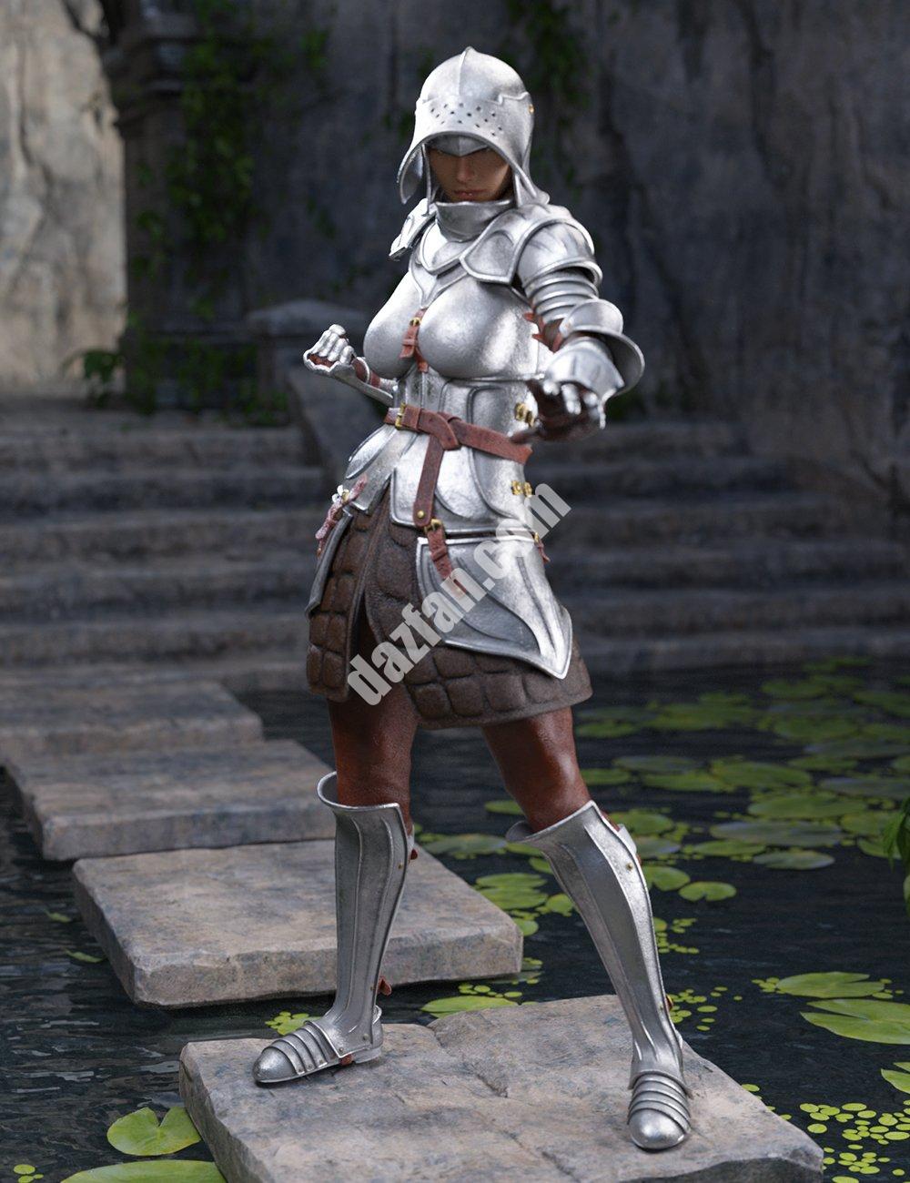 [daz服装] 《创世纪8》女性版西部骑士系列05-DAZ爱好者