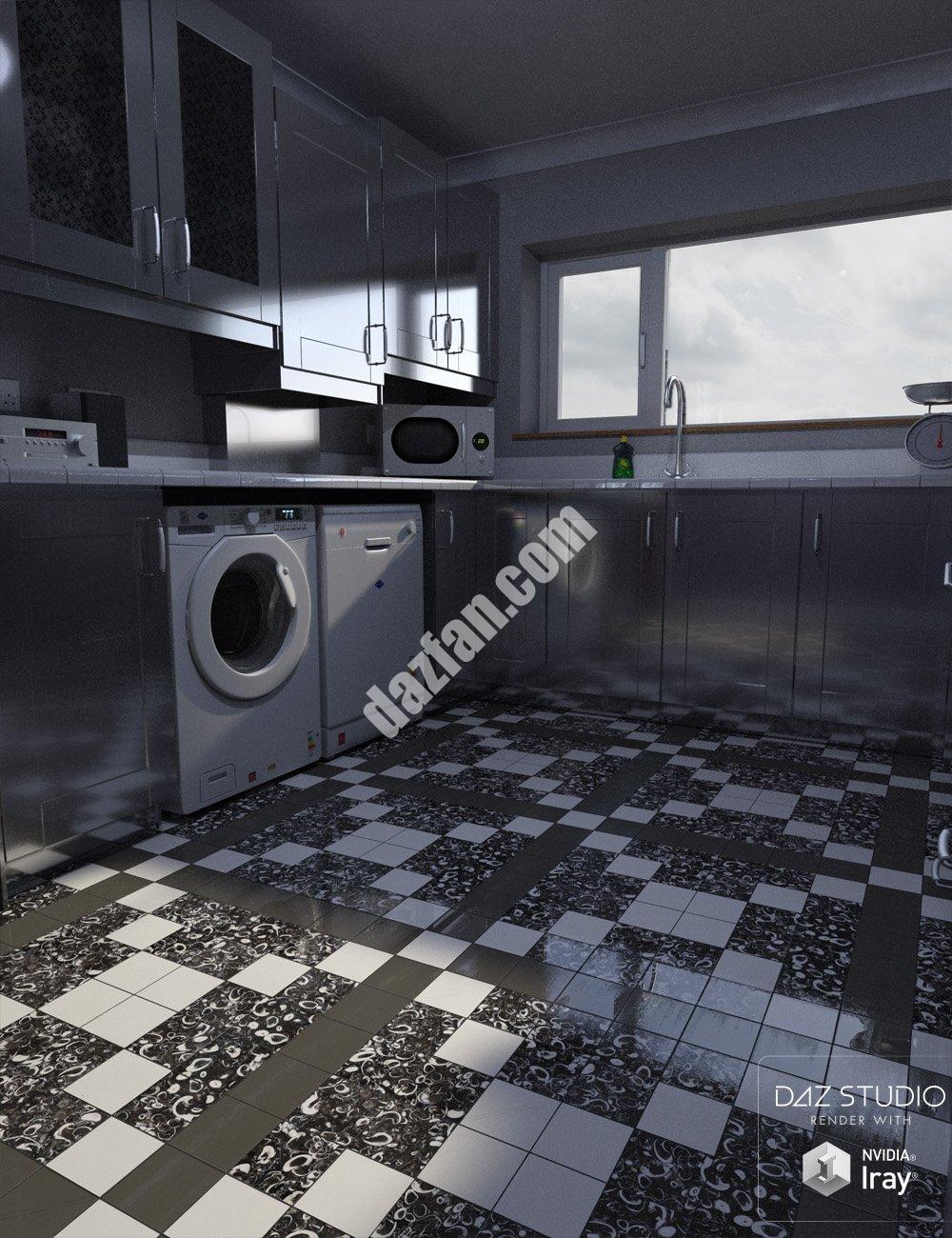 [daz场景] 瓷砖Aplenty-DAZ爱好者