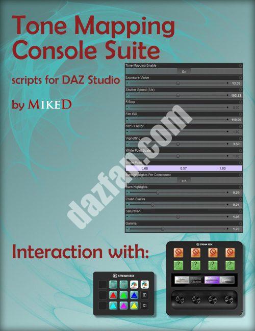 [daz插件] 色调映射控制台套件-DAZ爱好者