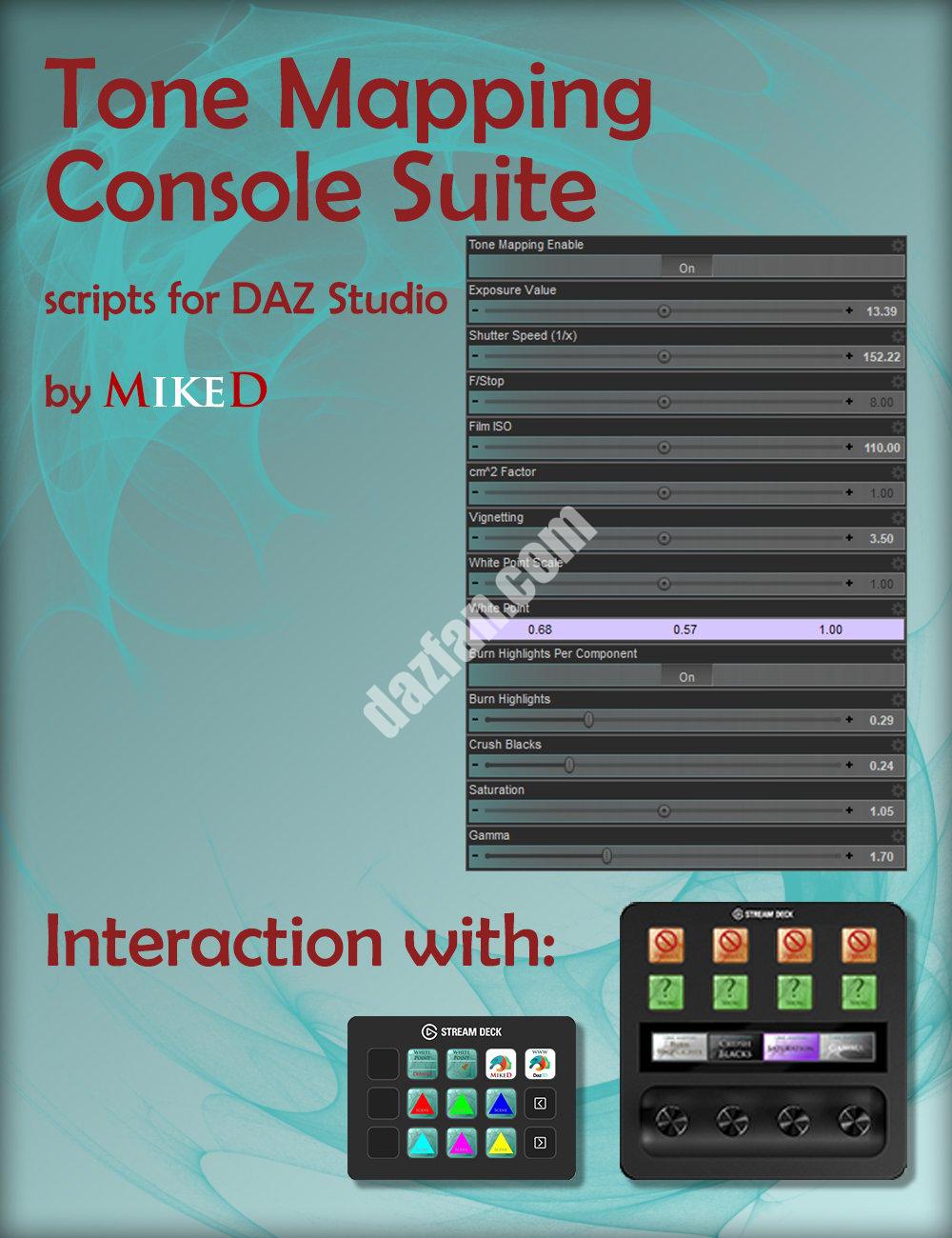 [daz插件] 色调映射控制台套件-DAZ爱好者