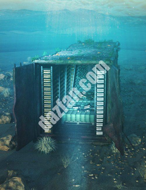 [daz场景] 水下宝藏-DAZ爱好者