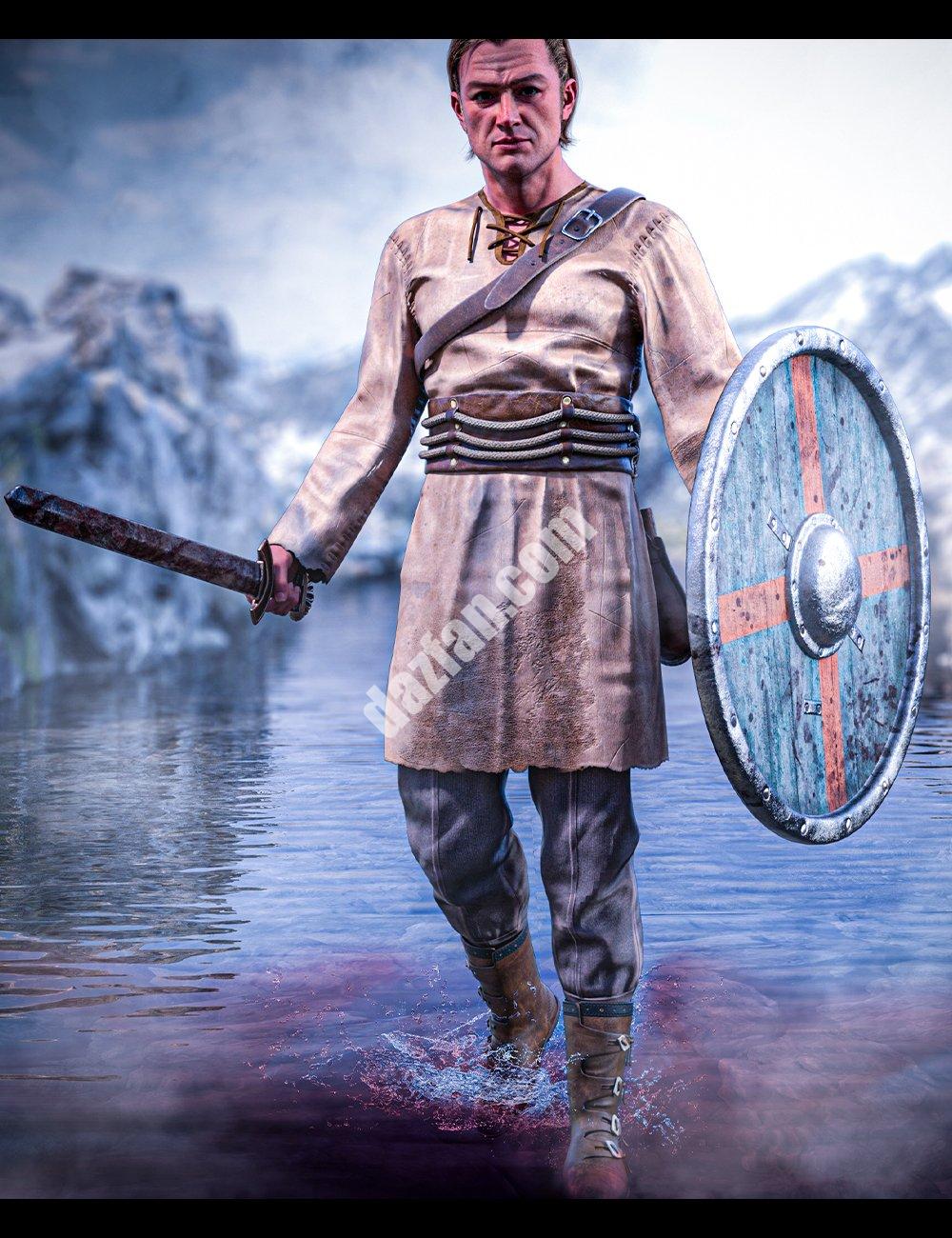 [daz服装] dForce维京战士创世纪9装备-DAZ爱好者